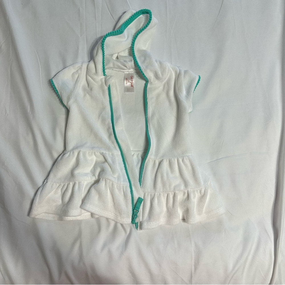 Baby girl zip robe